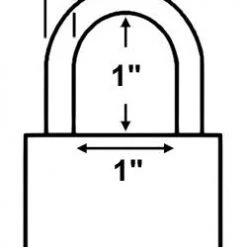Master Lock 878 Combination Padlock