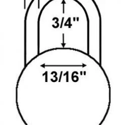 Zephyr Lock 1902 Combination Padlock