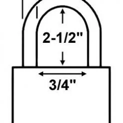 Master Lock 1LJ Laminated Steel Padlock Laminated Steel Padlocks