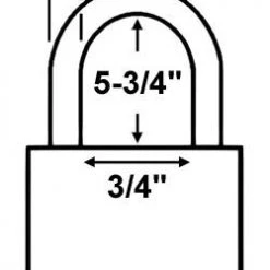 Master Lock 1LN Laminated Steel Padlock Laminated Steel Padlocks