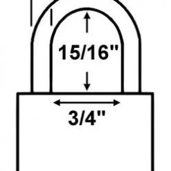 Master Lock 1 Laminated Steel Padlock