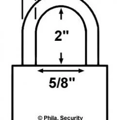 Master Lock 311LH All Weather Padlock