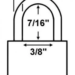 Master Lock 4120 Brass Padlock