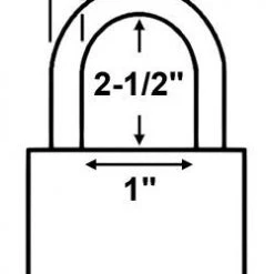 Master Lock 4150LJ Brass Padlock Brass Padlocks