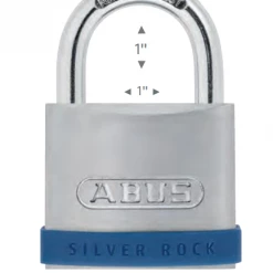 Abus Lock Abus Silver Rock 5/50HB25 Padlock Solid Zinc Body Safety Lockout Padlocks