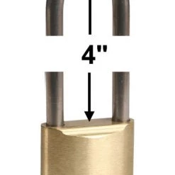 Made In USA 52840 Brass Padlock