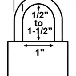 Economy Lock 53100 One-Time Use Padlock One-Time Use Padlocks