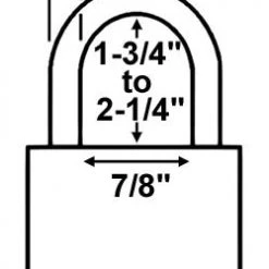 Economy Lock 53200 One-Time Use Padlock One-Time Use Padlocks