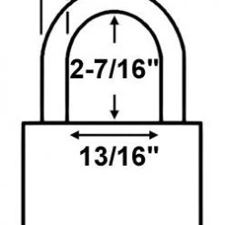 Brass Padlocks Abus Lock 55/40HB63 Brass Padlock