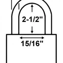 Laminated Steel Padlocks Master Lock 5LJ Laminated Steel Padlock