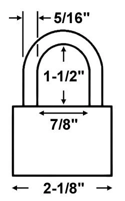 Master Lock 6121LFTTB Padlock 2 Master Lock 6121LFTTB Padlock