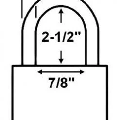 Master Lock 6121LJTTB Padlock