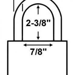 Master Lock 6127LJ All Weather Padlock