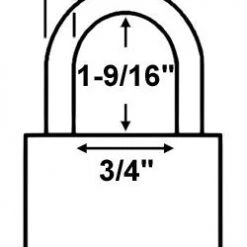 Brass Padlocks Master Lock 6830LF Brass Padlock