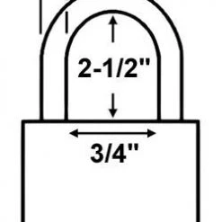 Abus Lock 70/45HB63 All Weather Padlock