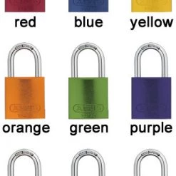 Abus Lock 72/40 Safety Lockout Padlock Aluminum Padlocks