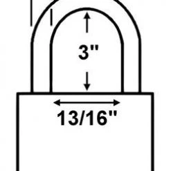 Aluminum Padlocks Abus Lock 72/40HB75 Safety Lockout Padlock