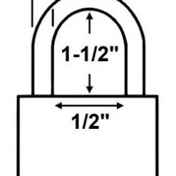 Master Lock 7LF Laminated Steel Padlock Laminated Steel Padlocks