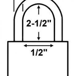 Master Lock 7LJ Laminated Steel Padlock Laminated Steel Padlocks