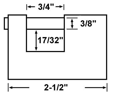 Chains, Security Abus Lock 82/63 Monoblock Padlock 3 Chains, Security Abus Lock 82/63 Monoblock Padlock