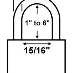 Abus Lock 83AL/45 Rekeyable Door Key Compatible Padlock Door Key Compatible Padlocks