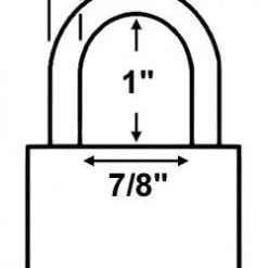 Door Key Compatible Padlocks Abus Lock 83CS/45 Rekeyable Door Key Compatible Padlock
