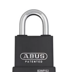 Abus Lock 83WP/53 Rekeyable Door Key Compatible Padlock