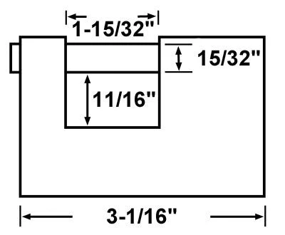 Abus Lock 92/80 Monoblock Padlock Chains, Security 3 Abus Lock 92/80 Monoblock Padlock Chains, Security