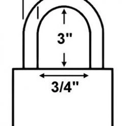 Aluminum Padlocks American Lock A1107 Safety Lockout Padlock