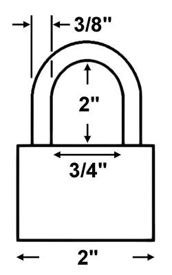American Lock A1306 Aluminum Padlock Aluminum Padlocks 3 American Lock A1306 Aluminum Padlock Aluminum Padlocks