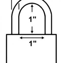 Sesamee Padlocks All Weather Padlocks Sesamee 436 Combination Padlock