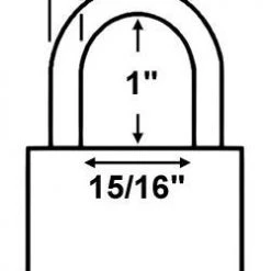 Master Lock Laminated Steel Padlocks Magnum M5STS Commercial Laminated Steel Padlock
