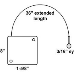 Flexguard RBE Standard Retractor With Eyelet FLEXGUARD Retractors